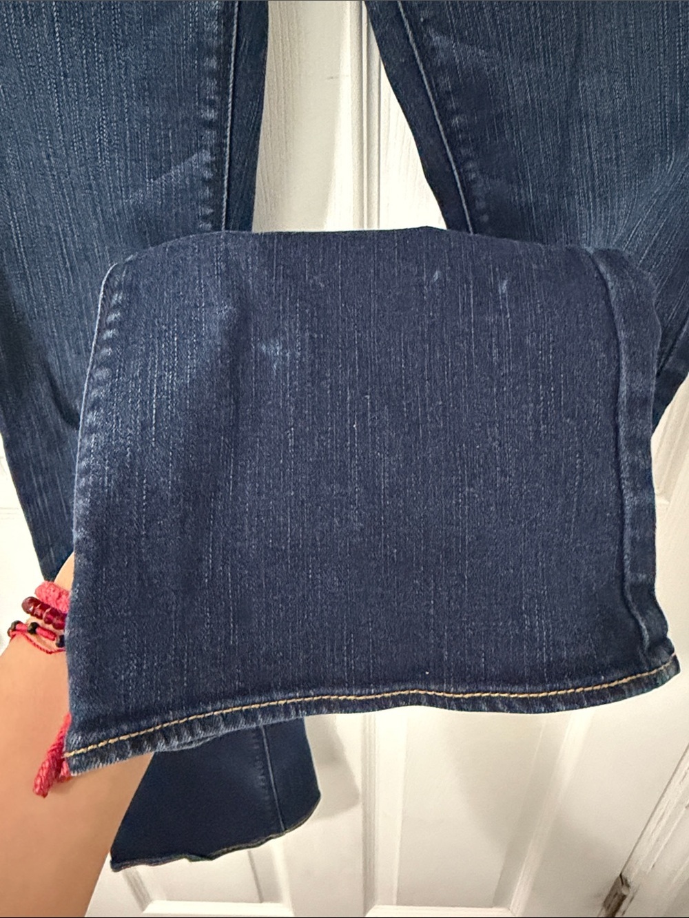 American Eagle Outfitters Dark Indigo Flare Jeans Size 0 regular - Picture 5 of 10